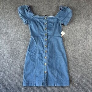 Blashe | Dresses | Blue Denim Mini Dress